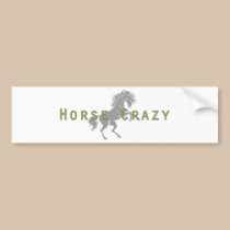 Horse Crazy bumper stickers
