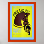 Horse Eats Hat Print