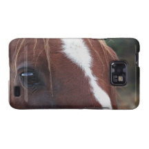 Horse Face Closeup Galaxy SII Cases