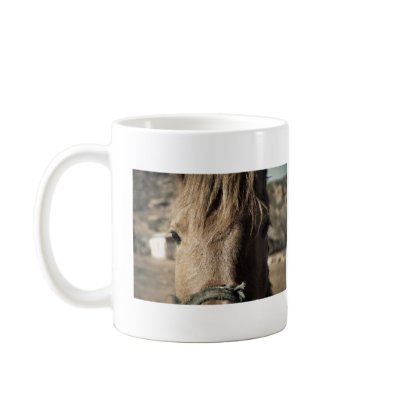 Horse Face Coffee Mugs by DamienSpencerStudios