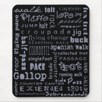 Horse Gaits Mouse Mats