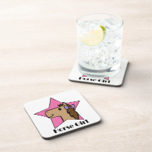 Horse Girl Coaster