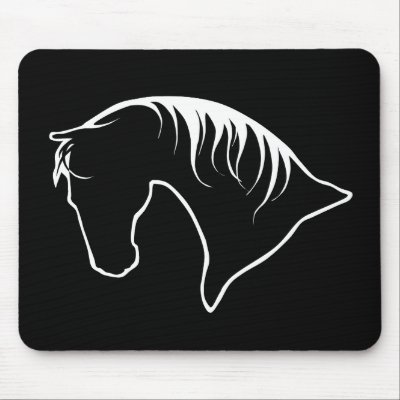Horse Head Silhouette MOUSE Horse Head Silhouette MOUSE