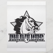 HORSE HEAVEN ROUNDUP FLYER DESIGN