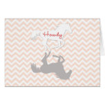 Horse Howdy Card