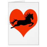 Horse In My Heart (black on red) cards