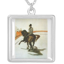 Horse in the Ring by Toulouse-Lautrec Custom Necklace