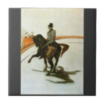 Horse in the Ring by Toulouse-Lautrec Ceramic Tiles