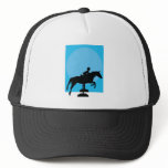 Horse Jumping Silhouette Hat