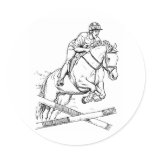 Horse Jumping stickers