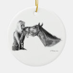 Horse Kisses Ornaments