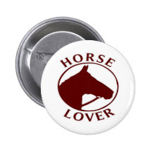 HORSE LOVER BUTTON