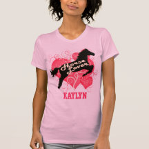 Horse Lover Personalized Kaylyn Tshirt