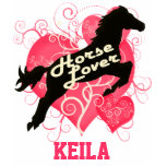 Horse Lover Personalized Keila t-shirts