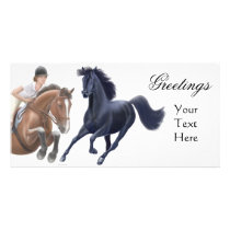 Horse Lovers Photo Card