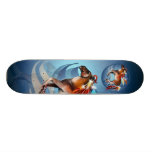 Horse N Bright Feathers Skateboard