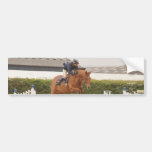 Horse Over Fence Bumper Sticker