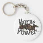 Horse Power Basic Keychain