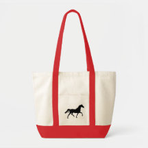 Horse Prancer Tote Bag
