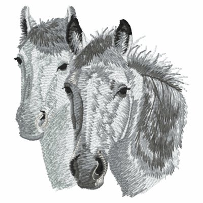 Horse Profile Pair Polo Horse Profile Pair Polo