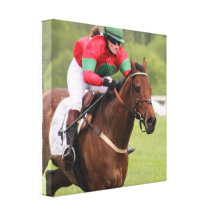 Horse Race Canvas Print