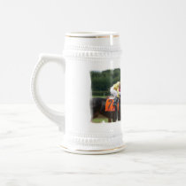 Horse Race Finish Beer Stein Mug