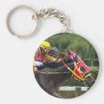 Horse Race Finish Keychain