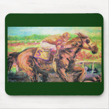 Horse Race Mouse Pad
