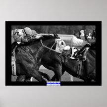 Horse Racing 002 B&W Mowat SpPh Print