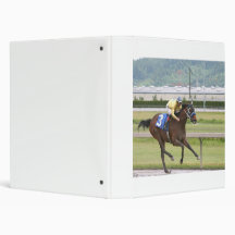 Horse racing 3 ring binders