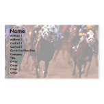 Horse racing business cards