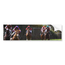 Horse Racing Field Bumper Stickers