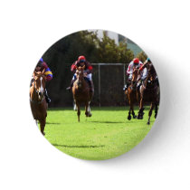 Horse Racing Field Round Button
