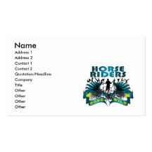 Horse Riders Gone Wild Business Cards