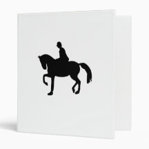 Horse riding vinyl binders