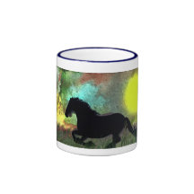 Horse running free Mug