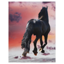 Horse running free personalized flyer