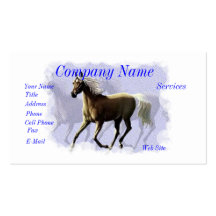 Horse Shadow, buisiness card customizable Business Card Template