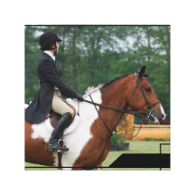 Horse Show Ring Canvas Print