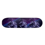 Horse Silhouette Shadowed Skateboard