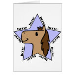 Horse Star Greeting Card