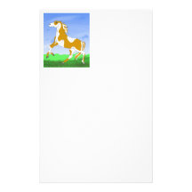 Horse stationary customized stationery
