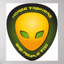 Horse Trainers Are People Too Poster