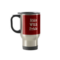 Horse Travel Mug American Flag