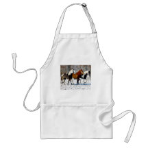 Horse Trio Apron
