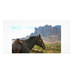 Horseback photocard personalized photo card