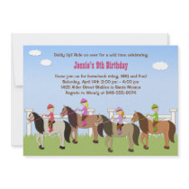 Horseback Riding Birthday Party Invitation