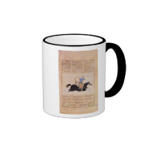 Horseman drawing his bow coffee mugs