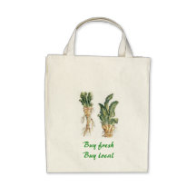 Horseradish shopping tote bags