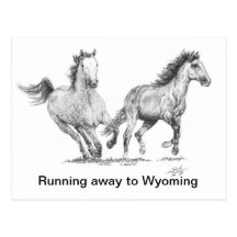Horses Again FINAL 11 x 16.jpg, Running away to... Post Cards